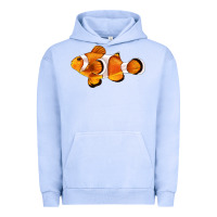 Pigment Grape Ice clown fish side Urban Hoodie - BarkalooDesign
