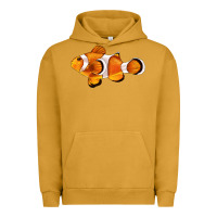 Pigment Peanut Butter clown fish side Urban Hoodie - BarkalooDesign