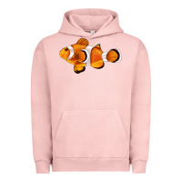 Pigment Salmon clown fish side Urban Hoodie - BarkalooDesign