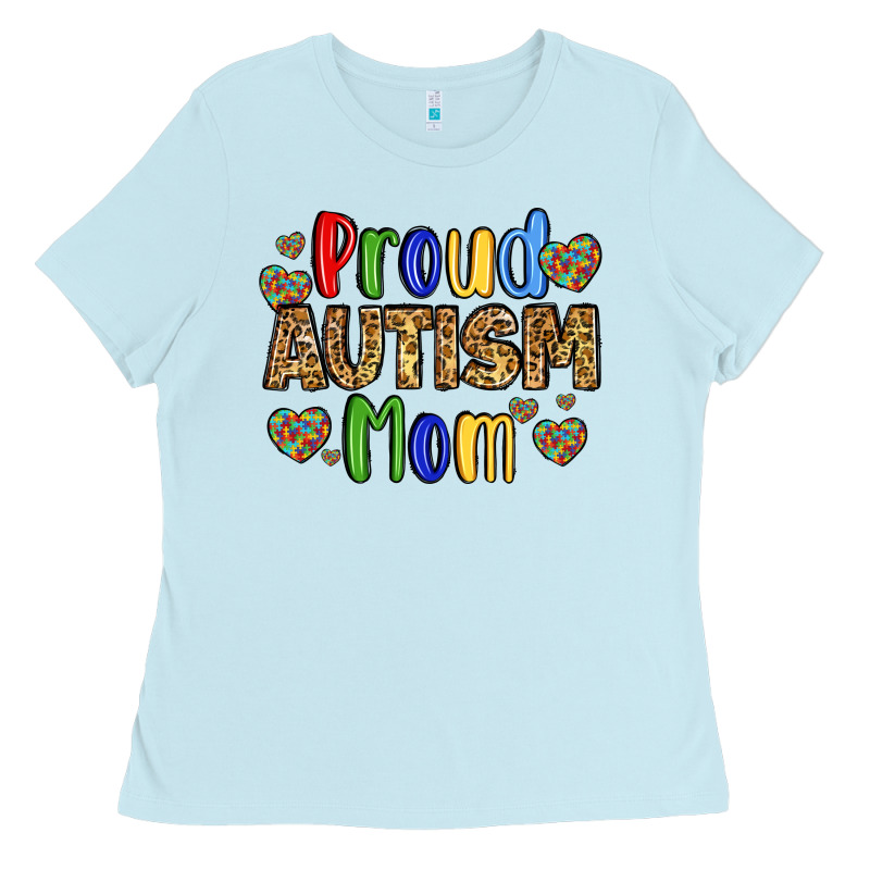 Proud Autism Mom Design Ladies Tee by LillyAllenDesigns | Teevron