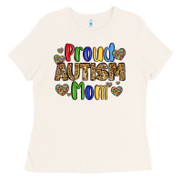 Bone proud autism mom design Ladies Tee - LillyAllenDesigns