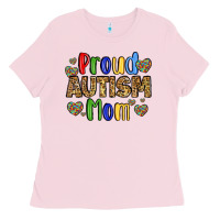 Bubblegum Pink proud autism mom design Ladies Tee - LillyAllenDesigns