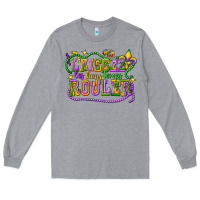 Heather Grey laissez les bons temps router Long Sleeve Tee - CowGirlArtShop