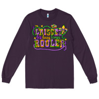 Plum laissez les bons temps router Long Sleeve Tee - CowGirlArtShop