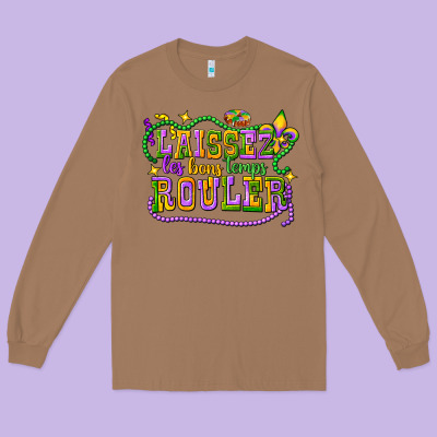Laissez Les Bons Temps Router Long Sleeve Tee Designed By Cowgirlartshop