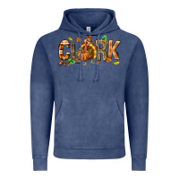 Vintage Denim Personalized Thanksgiving Vintage Hoodie - NancyCooperArtShop