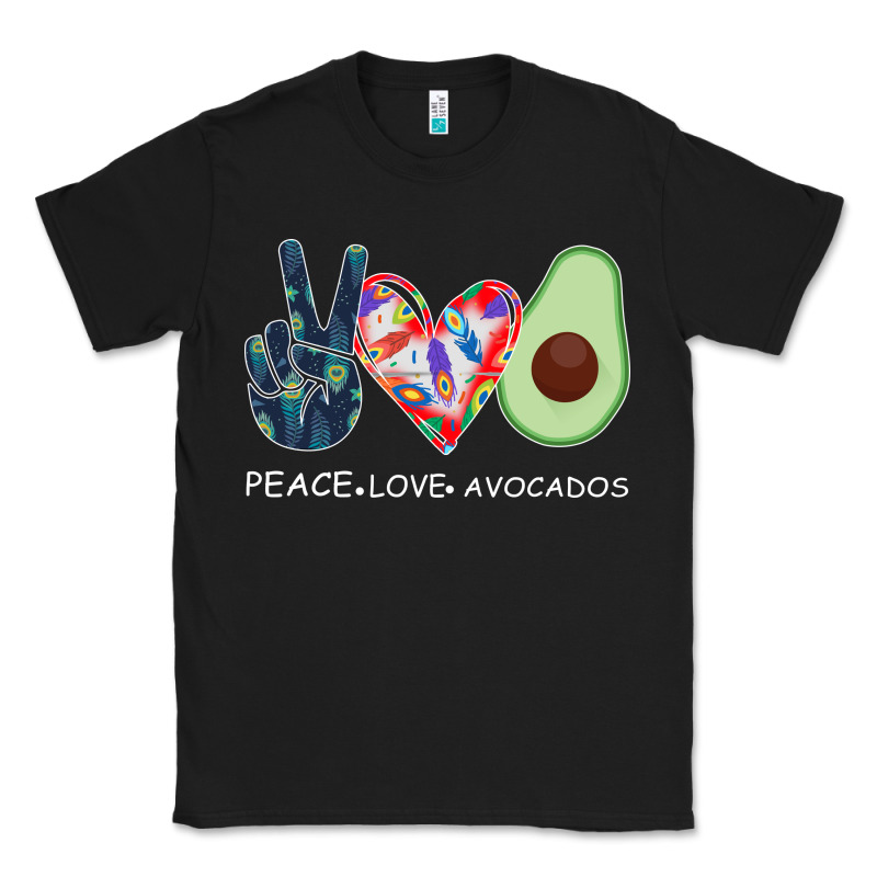 Peace Love Avocados Classic Tee by Bettercallsaul | Teevron