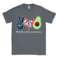 Charcoal Heather PEACE LOVE AVOCADOS Classic Tee - Bettercallsaul