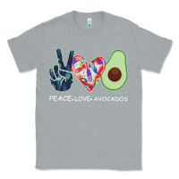 Heather Grey PEACE LOVE AVOCADOS Classic Tee - Bettercallsaul