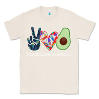 Natural PEACE LOVE AVOCADOS Classic Tee - Bettercallsaul