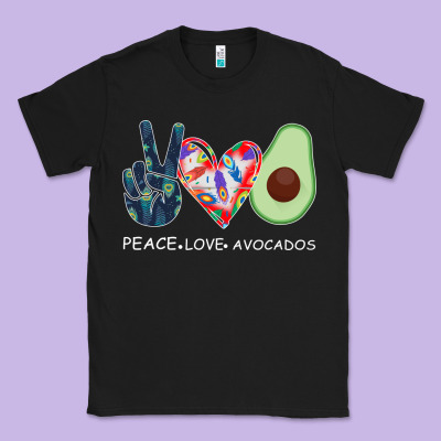 Peace Love Avocados Classic Tee Designed By Bettercallsaul