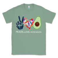 Sage PEACE LOVE AVOCADOS Classic Tee - Bettercallsaul