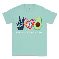Seafoam PEACE LOVE AVOCADOS Classic Tee - Bettercallsaul