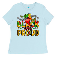 Baby Blue empowerment and celebration design Ladies Tee - LillyAllenDesigns