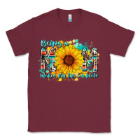 Burgundy being a mom makes my life complete Classic Tee - RacoonDesign