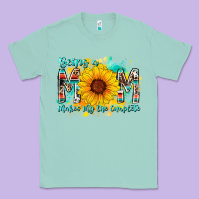 Being A Mom Makes My Life Complete Classic Tee Designed By Racoondesign