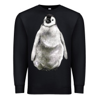 Black baby penguin Premium Sweatshirt - LillyAllenDesigns