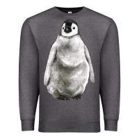 Charcoal Heather baby penguin Premium Sweatshirt - LillyAllenDesigns
