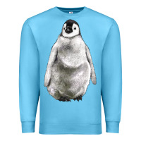 Ocean Blue baby penguin Premium Sweatshirt - LillyAllenDesigns