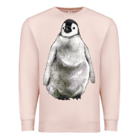 Pale Pink baby penguin Premium Sweatshirt - LillyAllenDesigns