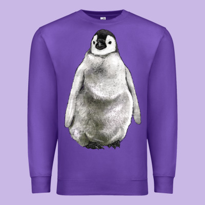 Baby Penguin Premium Sweatshirt Designed By Lillyallendesigns
