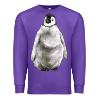 Purple baby penguin Premium Sweatshirt - LillyAllenDesigns