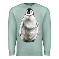 Seafoam baby penguin Premium Sweatshirt - LillyAllenDesigns