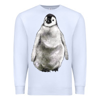 White baby penguin Premium Sweatshirt - LillyAllenDesigns