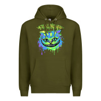 Army Green colorul chesire Premium Hoodie - tuanDangUi