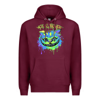 Burgundy colorul chesire Premium Hoodie - tuanDangUi