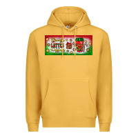 Mustard flannels lattes leggings Premium Hoodie - BundleAndBundleShop