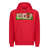 Red flannels lattes leggings Premium Hoodie - BundleAndBundleShop