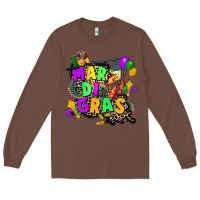 Chestnut louisiana map mardi gras Long Sleeve Tee - CowGirlArtShop