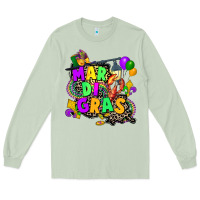 Matcha louisiana map mardi gras Long Sleeve Tee - CowGirlArtShop