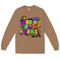 Toasted Coconut louisiana map mardi gras Long Sleeve Tee - CowGirlArtShop