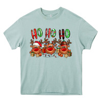 Arona Ho ho ho Reindeer Heavy Core Tee - NancyCooperArtShop