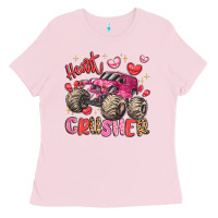 Bubblegum Pink name monster truck heartbreaker Ladies Tee - LillyAllenDesigns