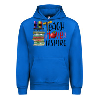 Cobalt teach love inspire Urban Hoodie - BarkalooDesign