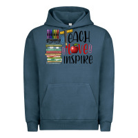 Pigment Midnight Navy teach love inspire Urban Hoodie - BarkalooDesign