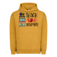 Pigment Peanut Butter teach love inspire Urban Hoodie - BarkalooDesign