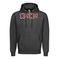 Charcoal Heather You Are Lovey Zipper Hoodie - CowhideDigitalArt