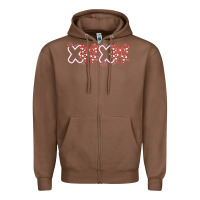 Chestnut You Are Lovey Zipper Hoodie - CowhideDigitalArt