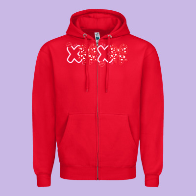 You Are Lovey Zipper Hoodie Designed By Cowhidedigitalart