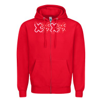 Red You Are Lovey Zipper Hoodie - CowhideDigitalArt