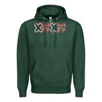 Sports Green You Are Lovey Zipper Hoodie - CowhideDigitalArt