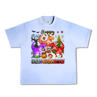Grape Ice happy hallothanksmas dinosaur Urban Heavy Tee - texasbilliewilder