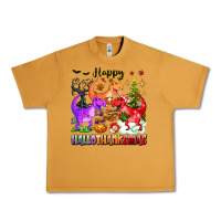 Peanut Butter happy hallothanksmas dinosaur Urban Heavy Tee - texasbilliewilder