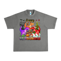 Tornado happy hallothanksmas dinosaur Urban Heavy Tee - texasbilliewilder
