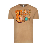 Vintage Camel Give Cancer the boot Kidney Cancer orange ribbon Vintage Tee - NancyCooperArtShop