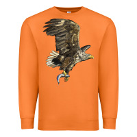 Carrot American White Sea Eagle Premium Sweatshirt - LillyAllenDesigns